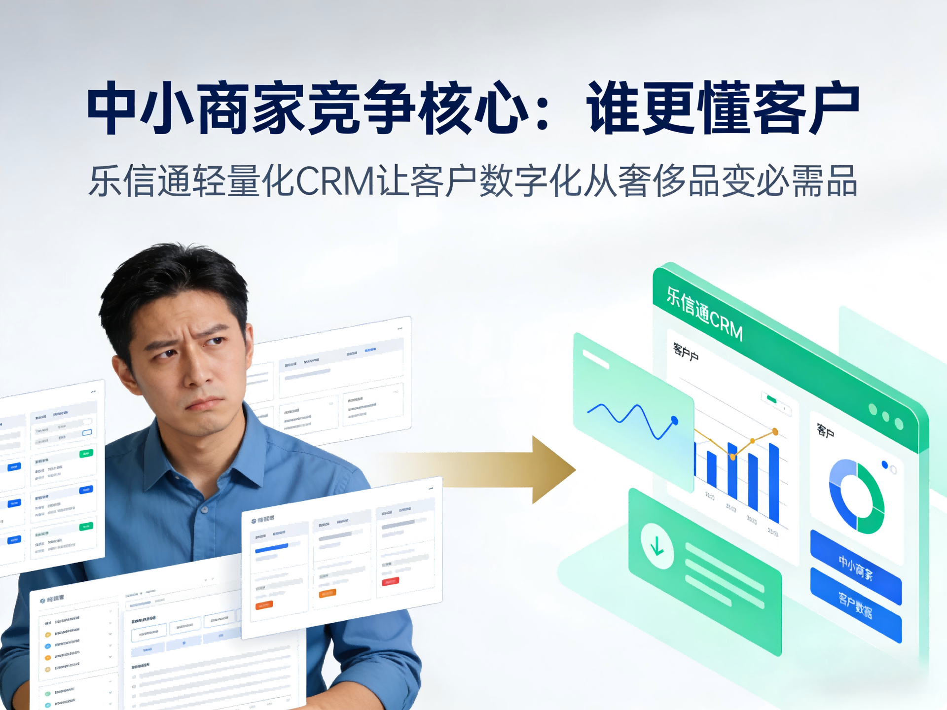 零成本客户数字化：乐信通轻量化CRM赋能中小商家